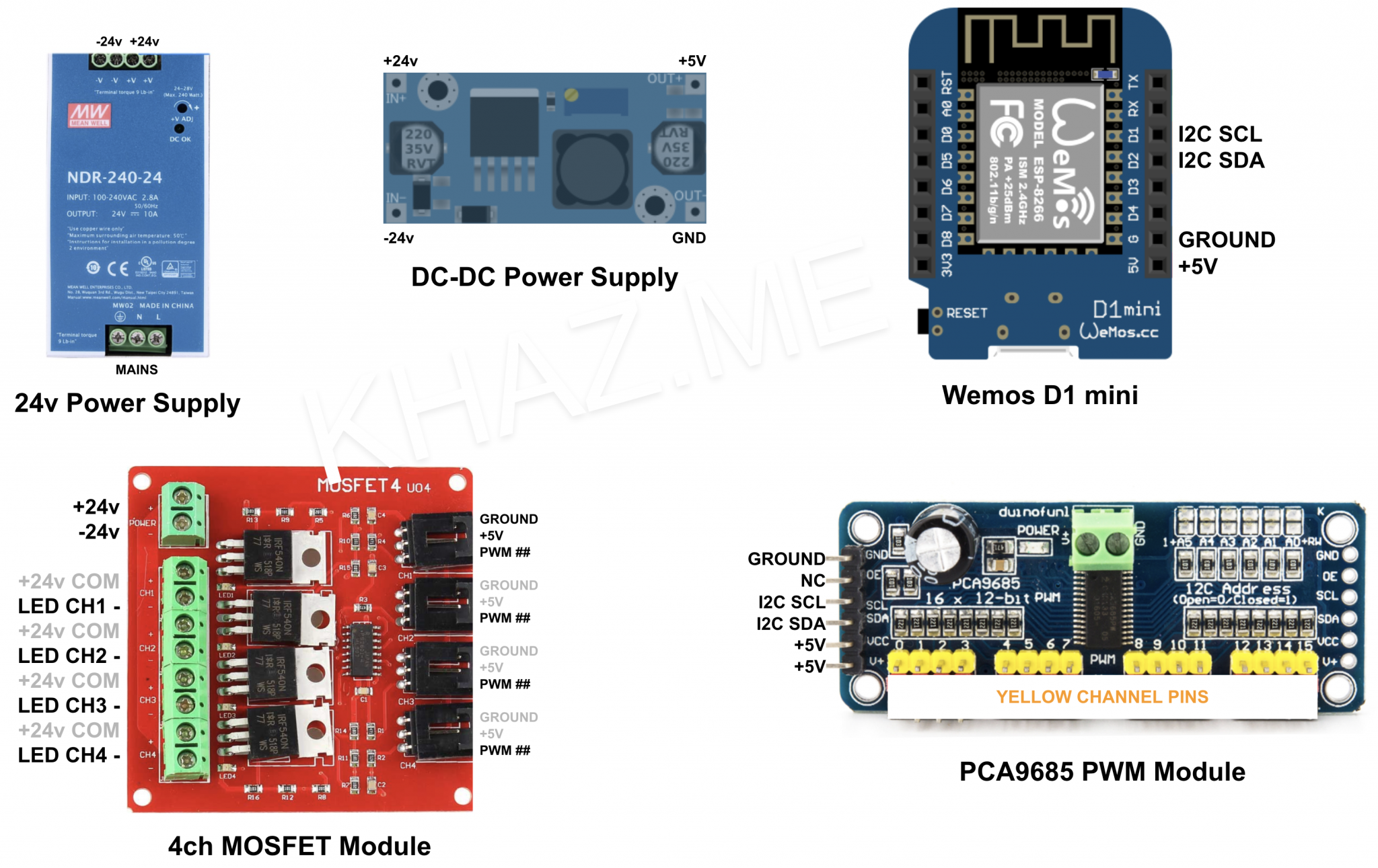 Low Voltage DC Lighting with ESPHome